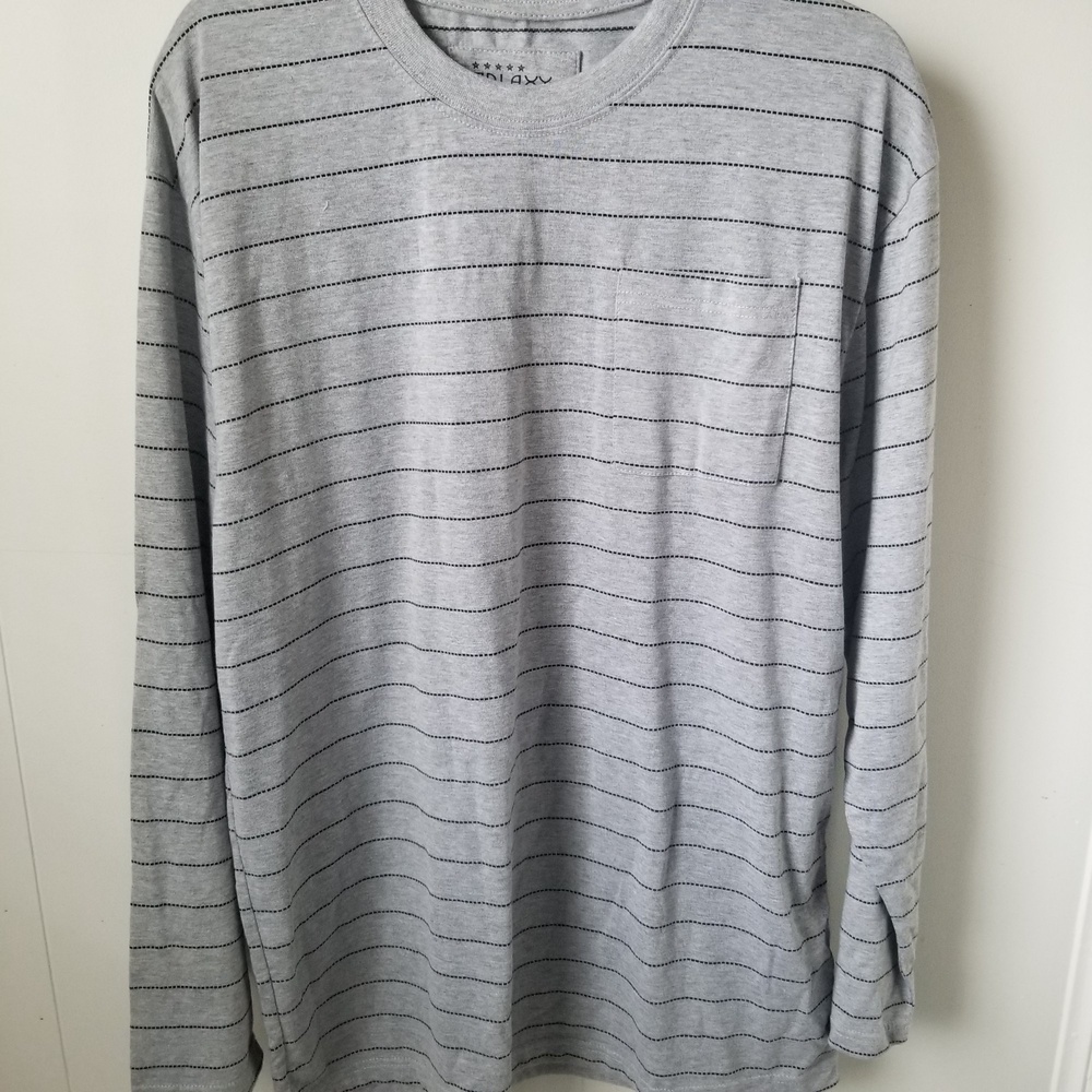 Galaxy by Harvi Striped Pocket Tee Size XL NWT